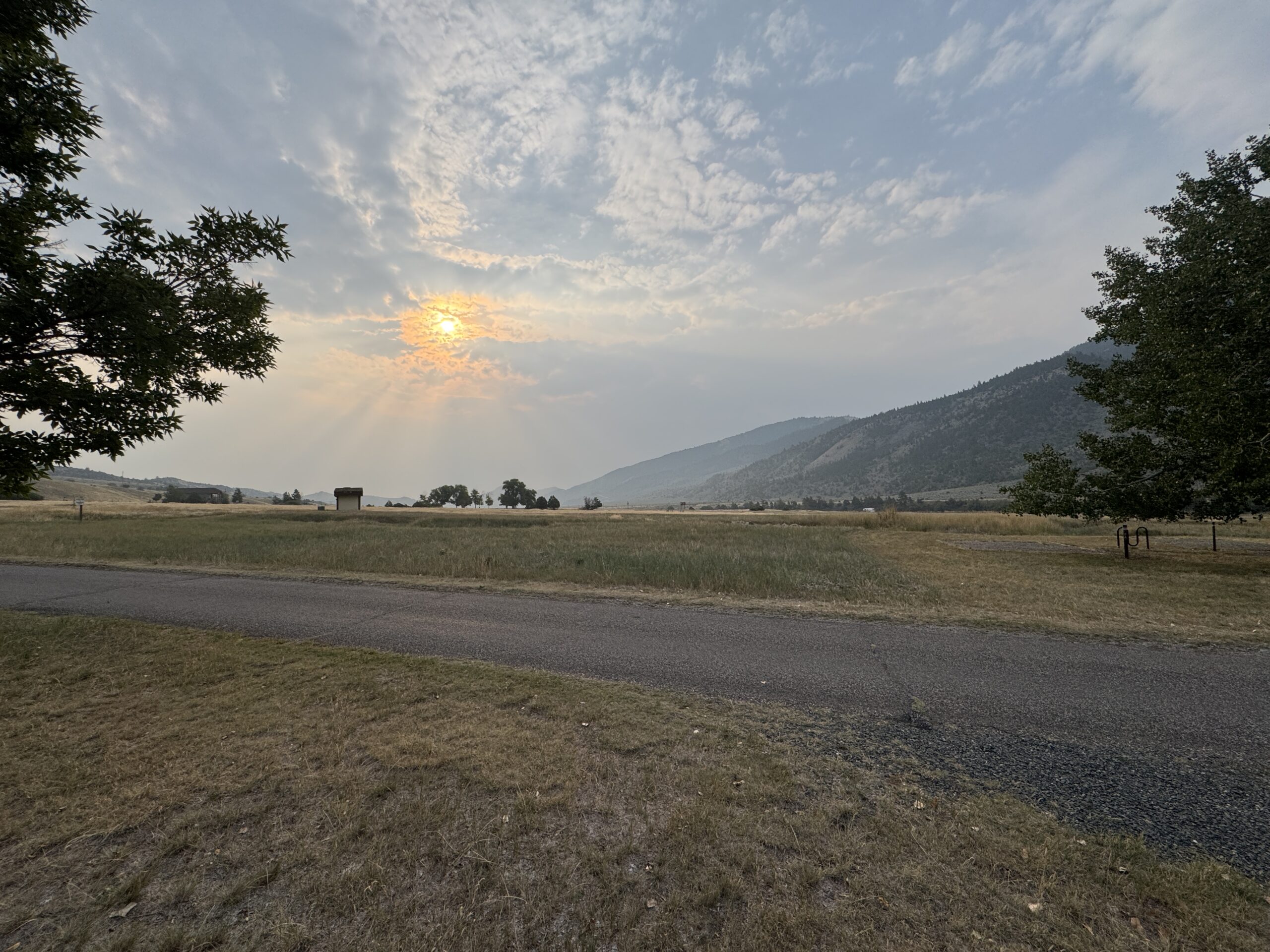 Sunset over Montana